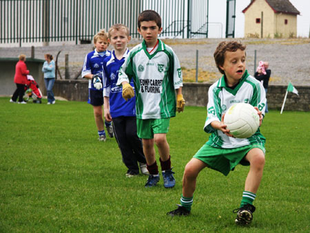 Action from the Aodh Ruadh v Dromore under 8 blitz.