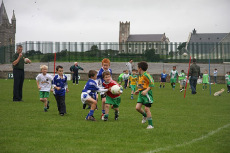 Action from the Aodh Ruadh v Dromore under 8 blitz.