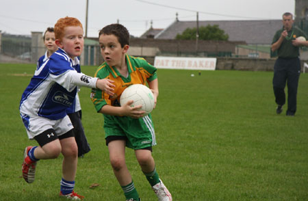 Action from the Aodh Ruadh v Dromore under 8 blitz.