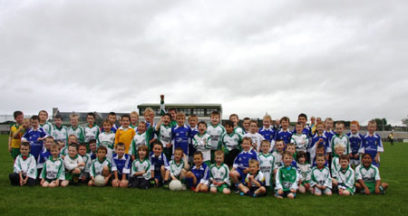 Action from the Aodh Ruadh v Dromore under 8 blitz.