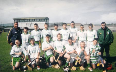 The winning McCumhaill's team in the Alan Ryan hurling tournament.