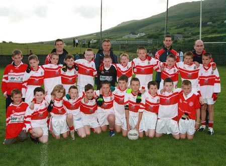 The Dungloe team who were defeated by Aodh Ruadh in the Southern Division One Final in Fintra.