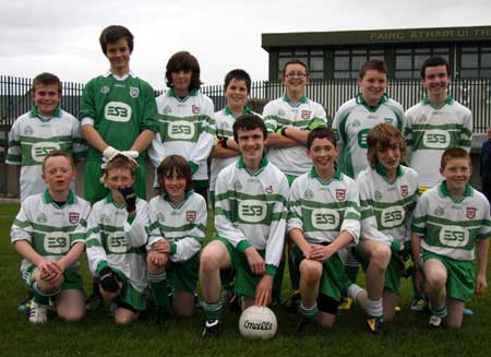 Action from the Bakery Cup final.