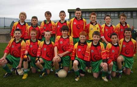 Action from the Bakery Cup final.