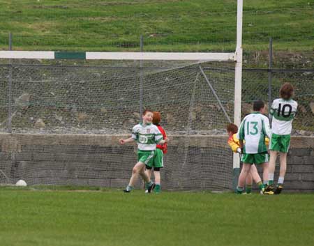 Action from the Bakery Cup final.