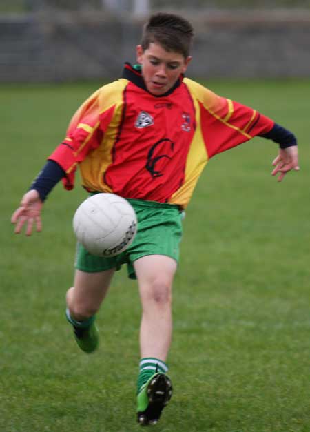 Action from the Bakery Cup final.