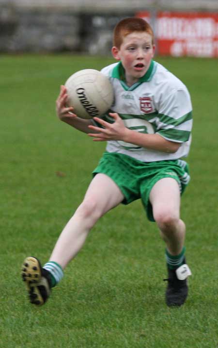 Action from the Bakery Cup final.