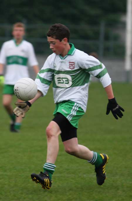 Action from the Bakery Cup final.