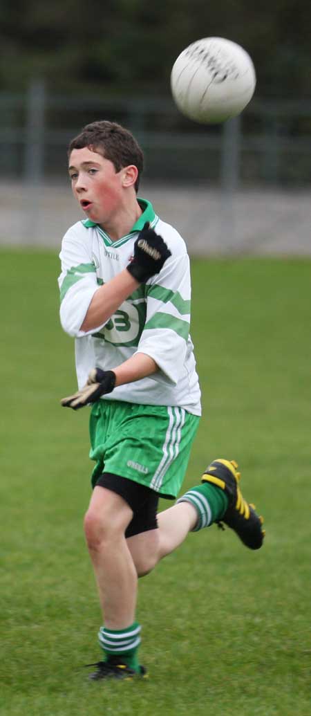 Action from the Bakery Cup final.