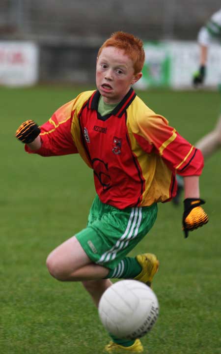 Action from the Bakery Cup final.