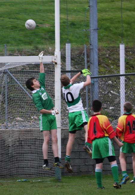 Action from the Bakery Cup final.