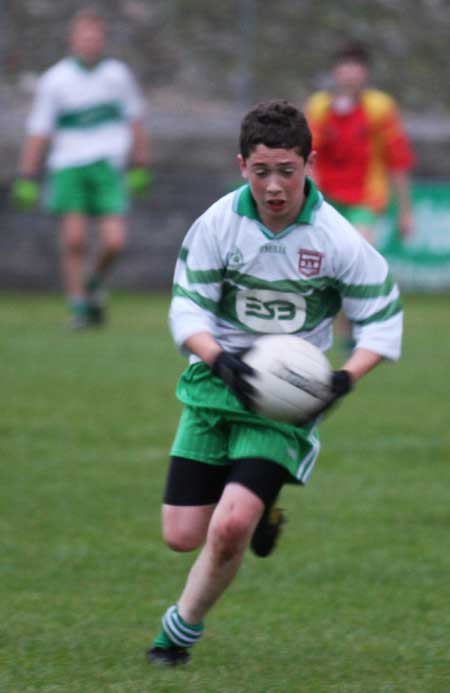 Action from the Bakery Cup final.