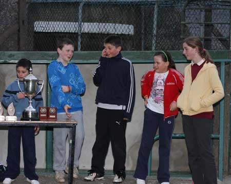 Action from the Bakery Cup final.