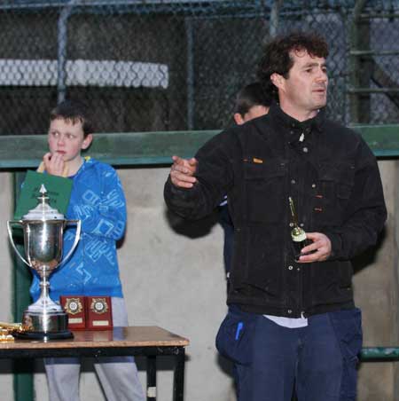 Action from the Bakery Cup final.