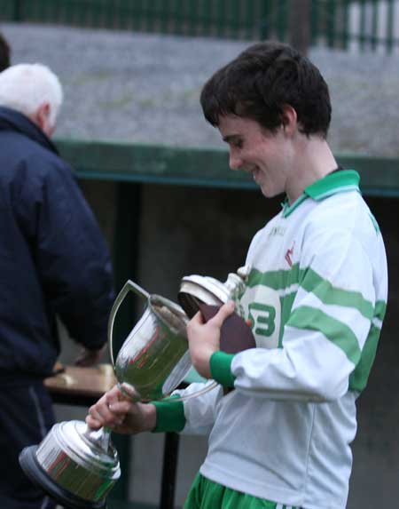 Action from the Bakery Cup final.