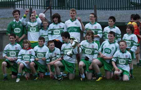 Action from the Bakery Cup final.