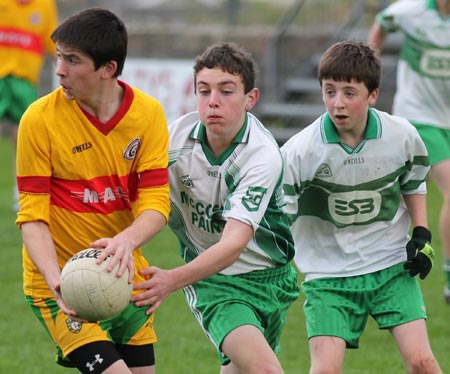 Action from the 2011 Bakery Cup final.