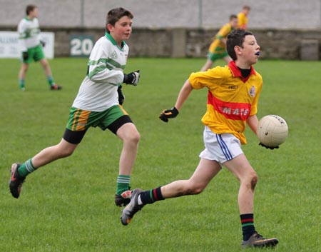 Action from the 2011 Bakery Cup final.