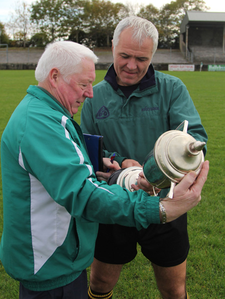 Action from the Bakery Cup final.