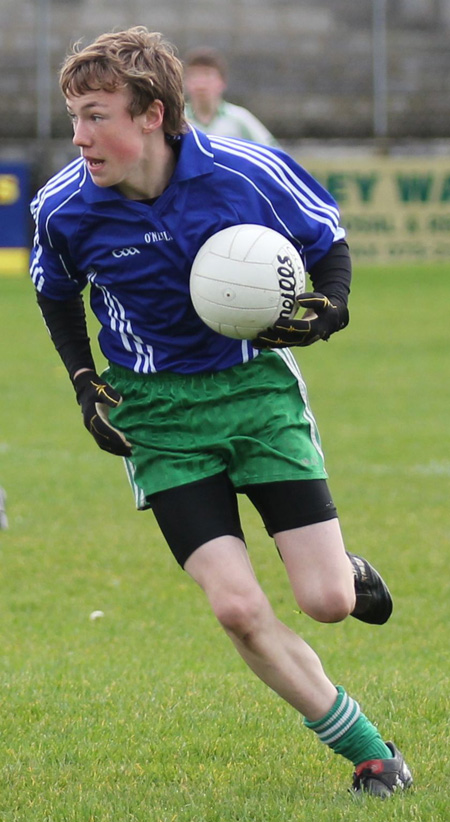 Action from the Bakery Cup final.