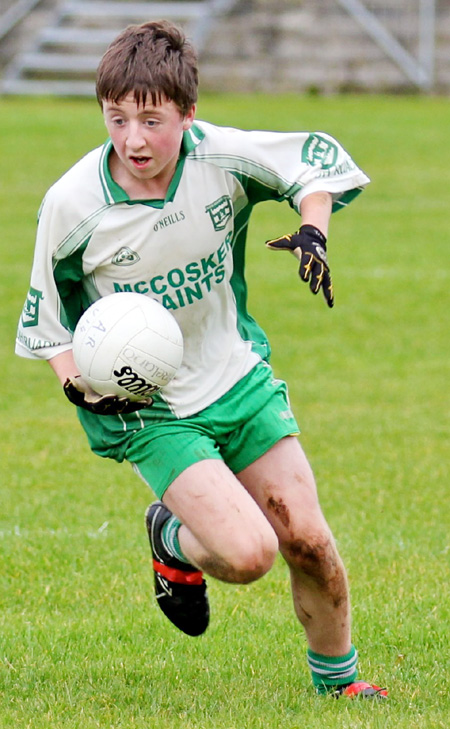 Action from the Bakery Cup final.