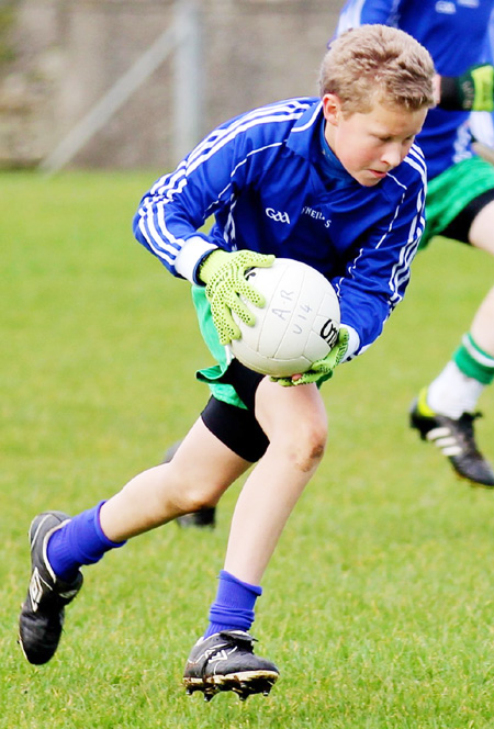 Action from the Bakery Cup final.