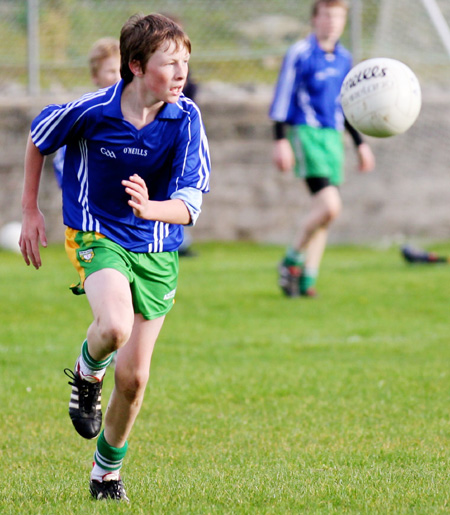 Action from the Bakery Cup final.