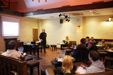 Some shots from the beer tasting night in Dicey Reilly's.