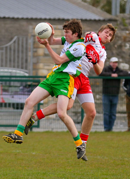 Action from the under Buncrana Cup.