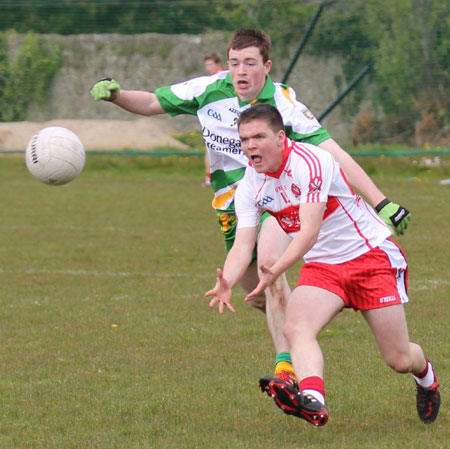 Action from the under Buncrana Cup.