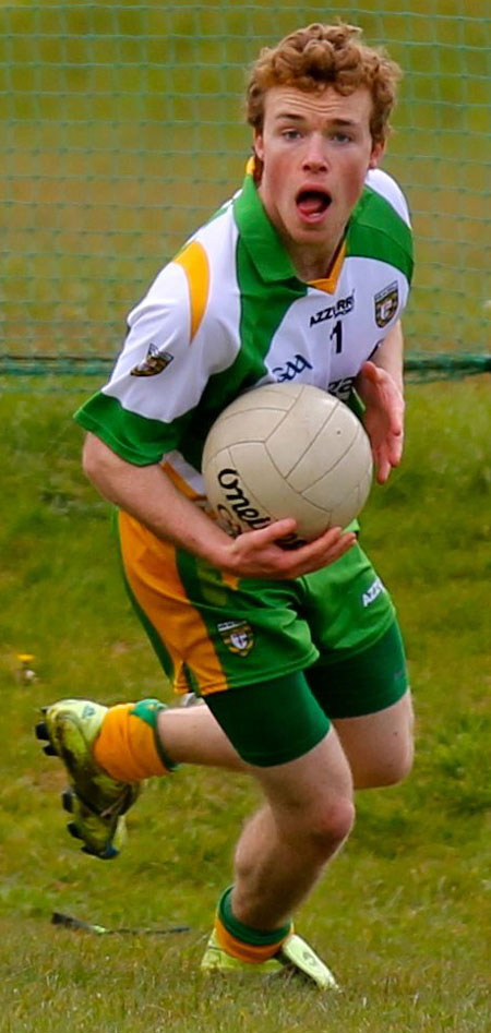 Action from the under Buncrana Cup.