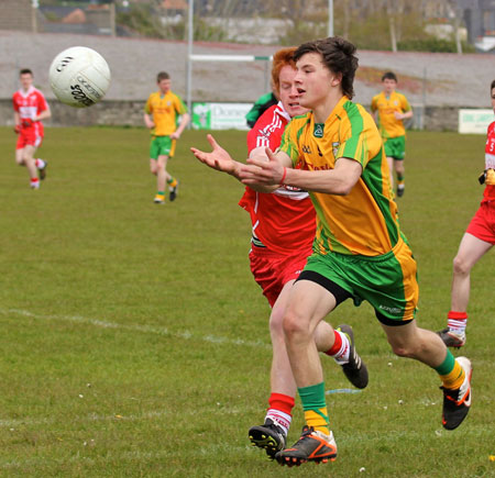 Action from the under Buncrana Cup.