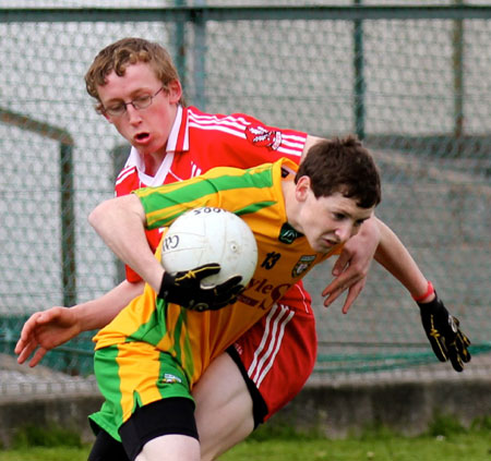 Action from the under Buncrana Cup.