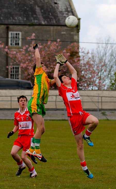 Action from the under Buncrana Cup.