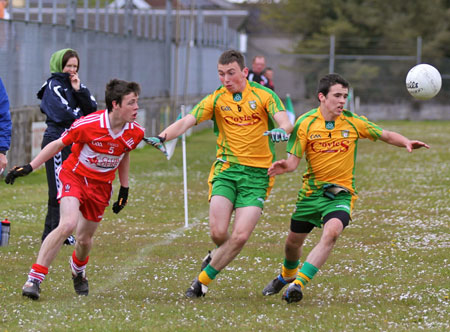 Action from the under Buncrana Cup.