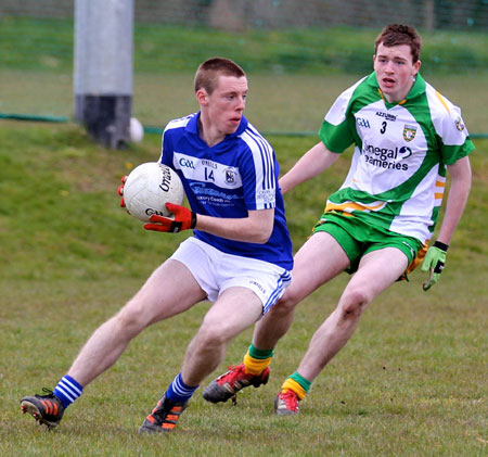 Action from the under Buncrana Cup.