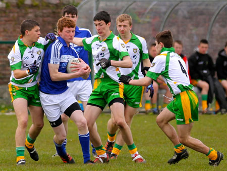 Action from the under Buncrana Cup.