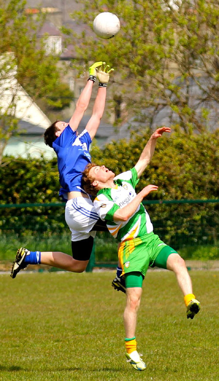 Action from the under Buncrana Cup.