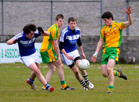 Action from the under Buncrana Cup.