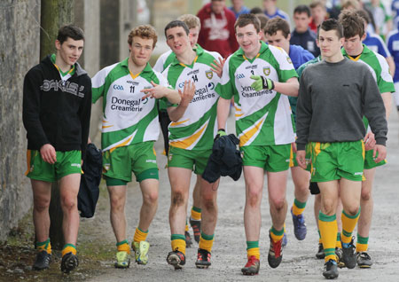 Action from the under Buncrana Cup.