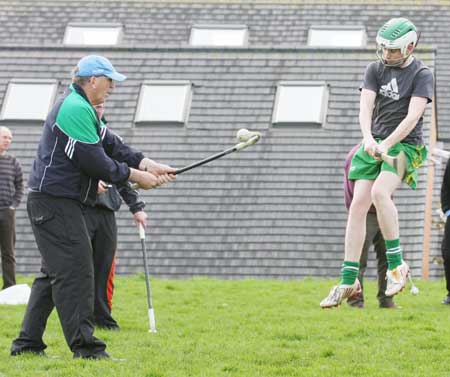 Paudie Butlers coaching visit to Aodh Ruadh.