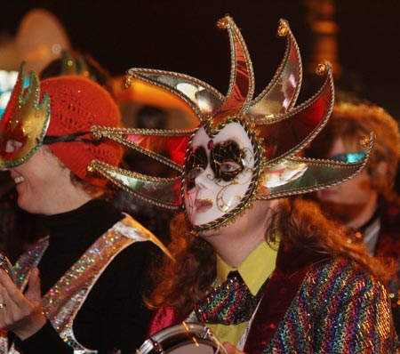 Scenes from the closing carnival of the Bluestacks Festival in Ballyshannon.