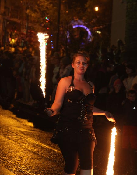 Scenes from the closing carnival of the Bluestacks Festival in Ballyshannon.