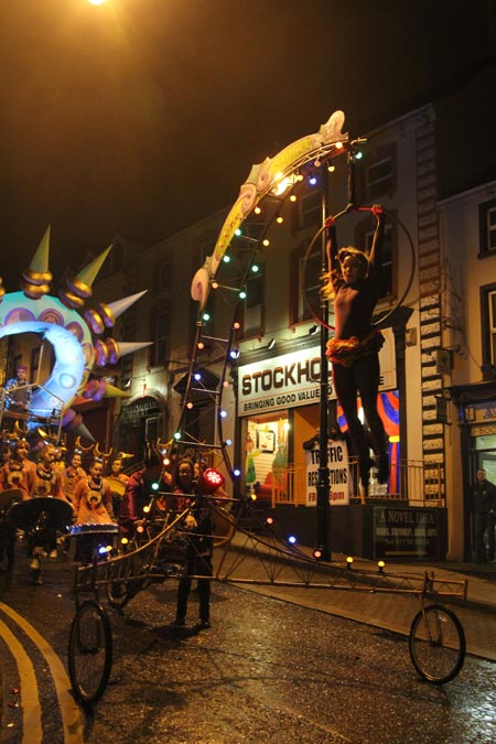 Scenes from the closing carnival of the Bluestacks Festival in Ballyshannon.