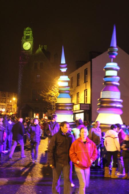 Scenes from the closing carnival of the Bluestacks Festival in Ballyshannon.