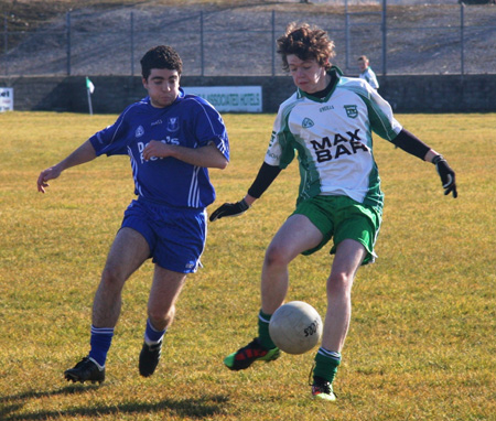 Action from the Aodh Ruadh v Four Masters challenge match.