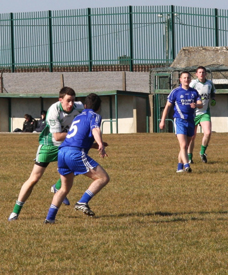 Action from the Aodh Ruadh v Four Masters challenge match.