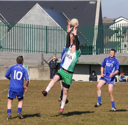 Action from the Aodh Ruadh v Four Masters challenge match.