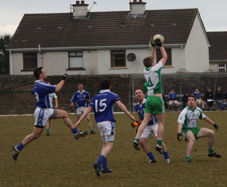 Action from the Aodh Ruadh v Galbally challenge match.