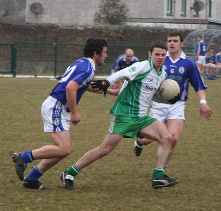 Action from the Aodh Ruadh v Galbally challenge match.